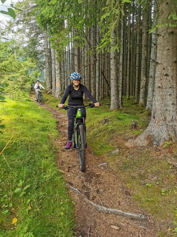 Mountain bike journey
