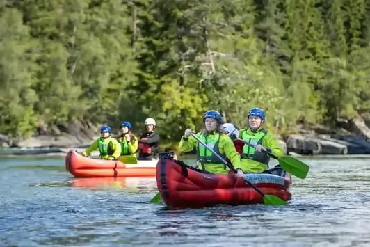 Norway River Canoe Rafting