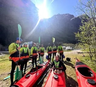 SEA KAYAK 导游 - 哈当厄尔峡湾，格兰文